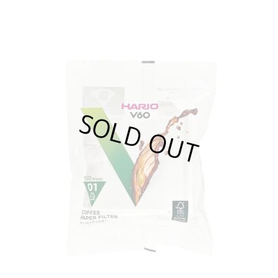 画像1: HARIO　ハリオ　V60用　ペーパーフィルター　01W(1〜2杯用)　100枚入