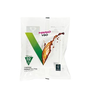 画像1: HARIO　ハリオ　V60用　ペーパーフィルター　02W(1〜4杯用)　100枚入 (1)